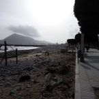 Altea Spanien Costa Blanca Strand Richtung Albir Sturm Gloria 01