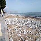 Altea Strand Spanien - Costa Blanca Albir Richtung Altea Sturm Gloria 02