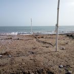 Altea Spanien Costa Blanca Orkan Strand Richtung Albir Sturm Gloria 17