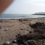 Altea Spanien Costa Blanca Orkan Strand Richtung Albir Sturm Gloria 18