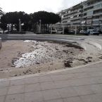 Altea Spanien Costa Blanca Theatron Orkan Strand Richtung Albir Sturm Gloria 19