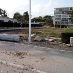 Altea Spanien Costa Blanca Orkan Strand Richtung Albir Sturm Gloria 24