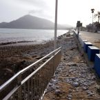 Altea Spanien Costa Blanca Orkan Strand Richtung Albir Sturm Gloria 26