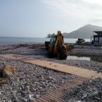 Altea Costa Blanca Orkan Spanien Strand Sturm Gloria Januar 2020 02